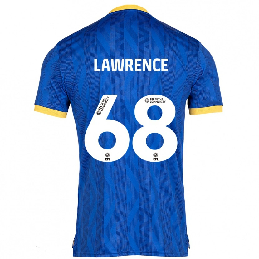 Danxen Women Jake Lawrence #68 Navy Yellow Home Jersey 2025/26 T-Shirt