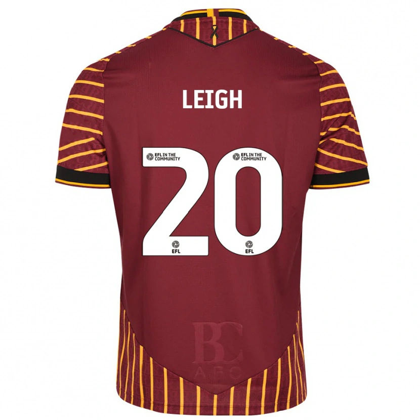 Danxen Women Tommy Leigh #20 Orange Burgundy Home Jersey 2025/26 T-Shirt