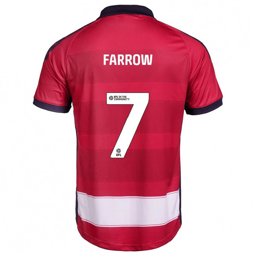 Danxen Women Lucy Farrow #7 Red White Home Jersey 2025/26 T-Shirt