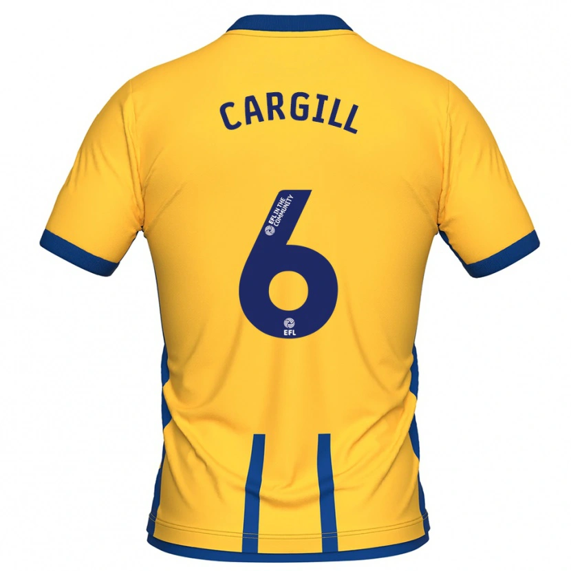Danxen Women Baily Cargill #6 Yellow Blue Home Jersey 2025/26 T-Shirt