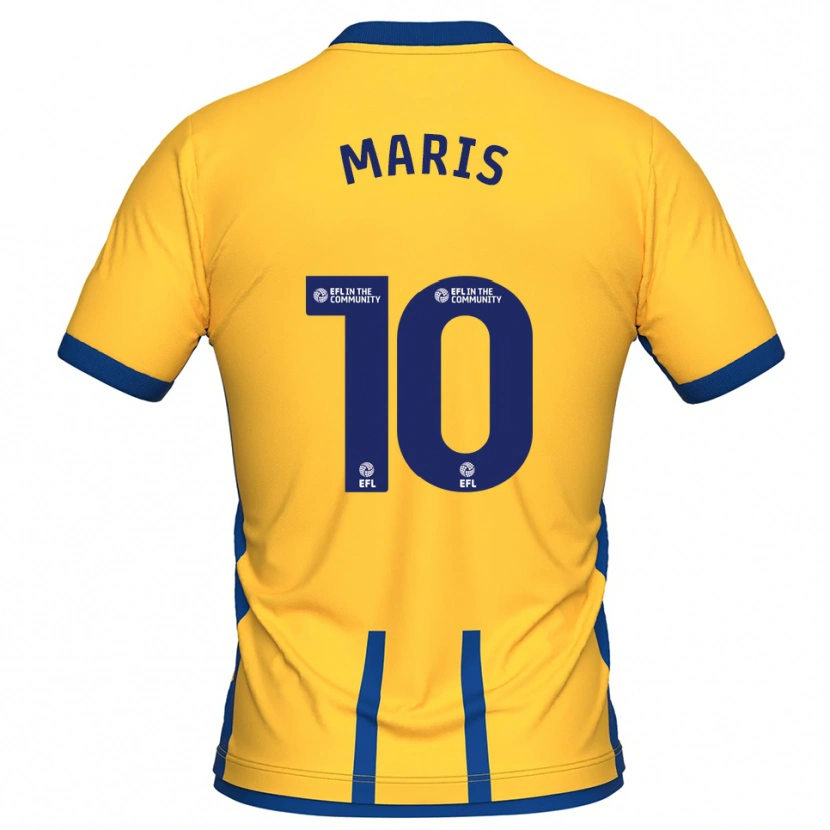 Danxen Women George Maris #10 Yellow Blue Home Jersey 2025/26 T-Shirt