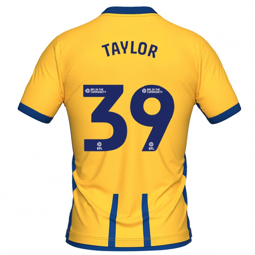 Danxen Women Oliver Taylor #39 Yellow Blue Home Jersey 2025/26 T-Shirt