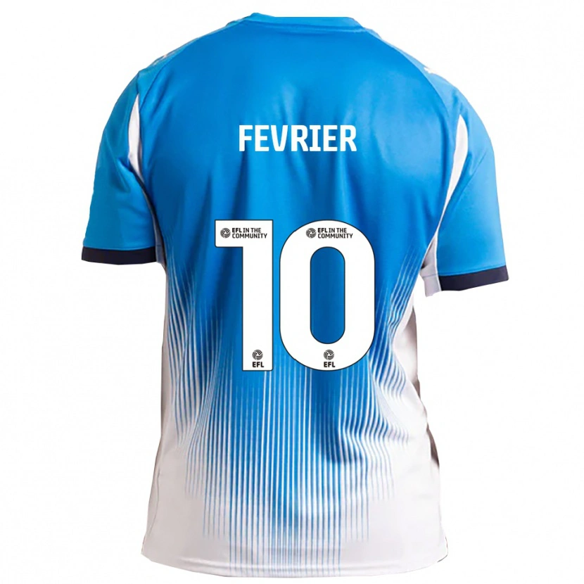 Danxen Women Jayden Fevrier #10 Blue White Home Jersey 2025/26 T-Shirt