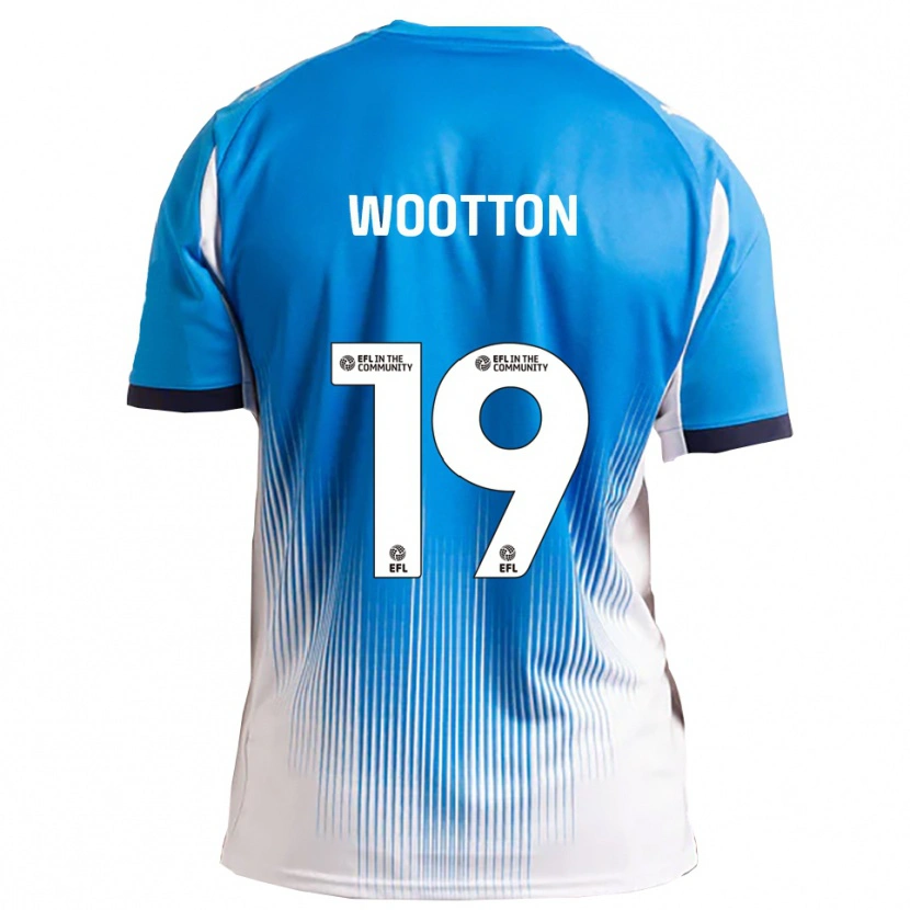 Danxen Women Kyle Wootton #19 Blue White Home Jersey 2025/26 T-Shirt