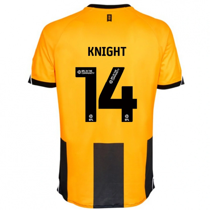 Danxen Women Ben Knight #14 Orange Black Home Jersey 2025/26 T-Shirt