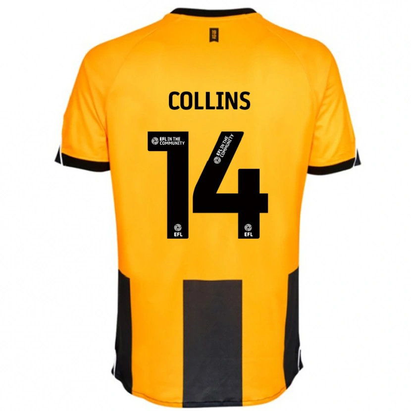 Danxen Women Natasha Collins #14 Orange Black Home Jersey 2025/26 T-Shirt