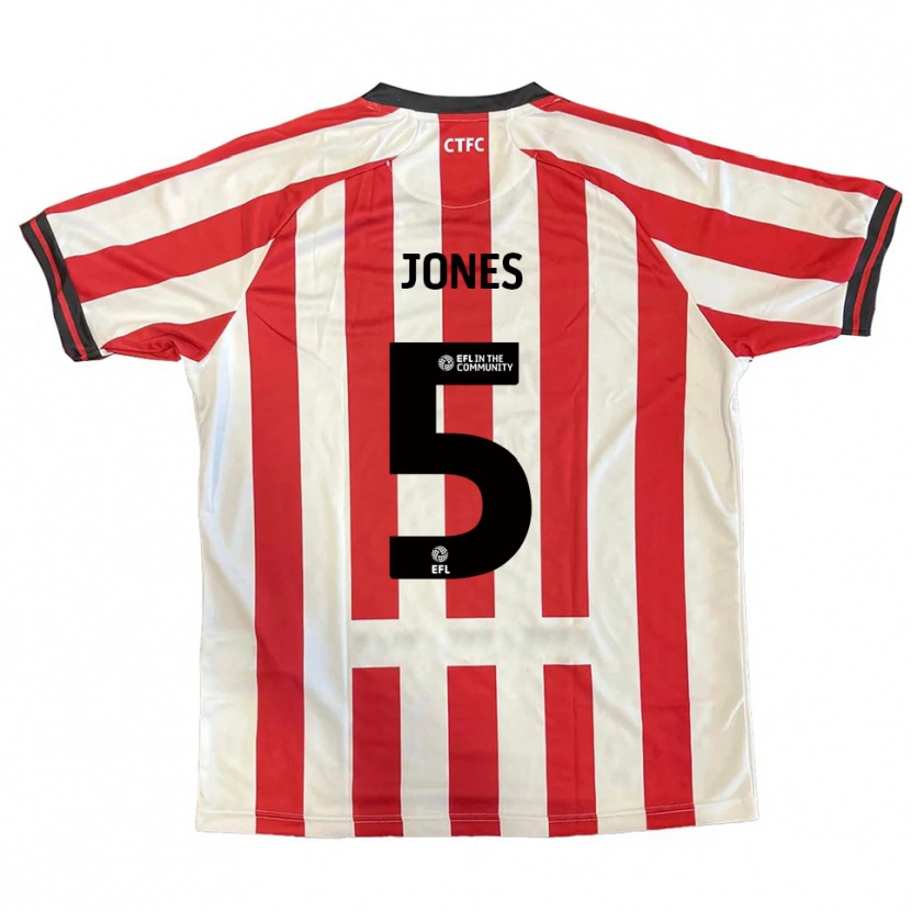 Danxen Women Courtney Jones #5 Red White Black Home Jersey 2025/26 T-Shirt