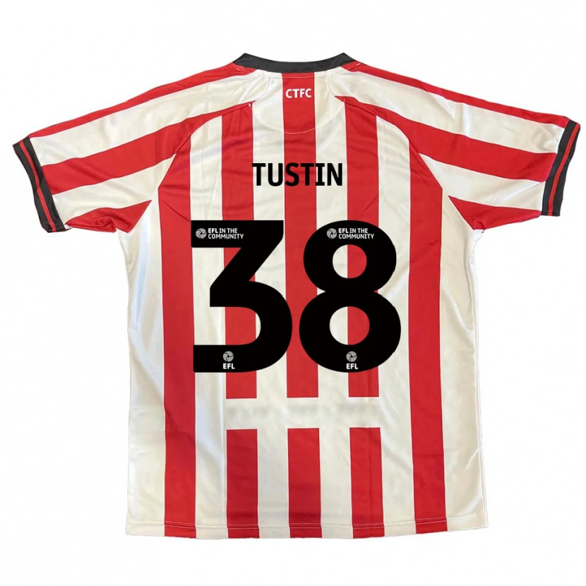 Danxen Women Harry Tustin #38 Red White Black Home Jersey 2025/26 T-Shirt