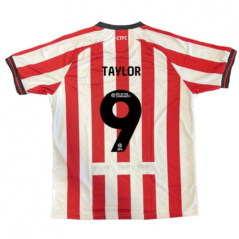 Danxen Women Matty Taylor #9 Red White Black Home Jersey 2025/26 T-Shirt