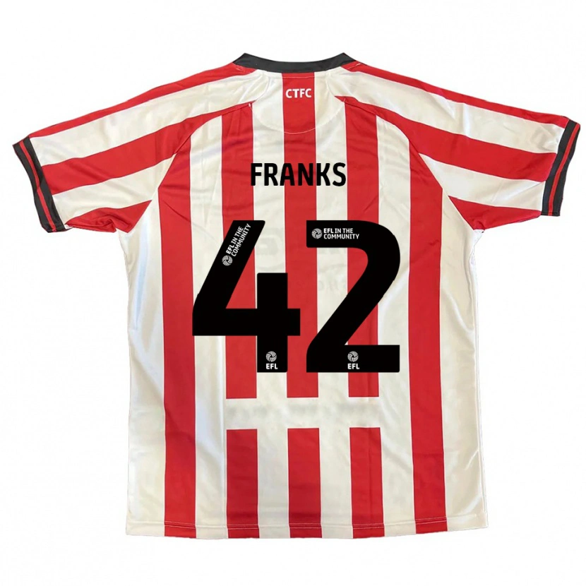 Danxen Women Jude Franks #42 Red White Black Home Jersey 2025/26 T-Shirt