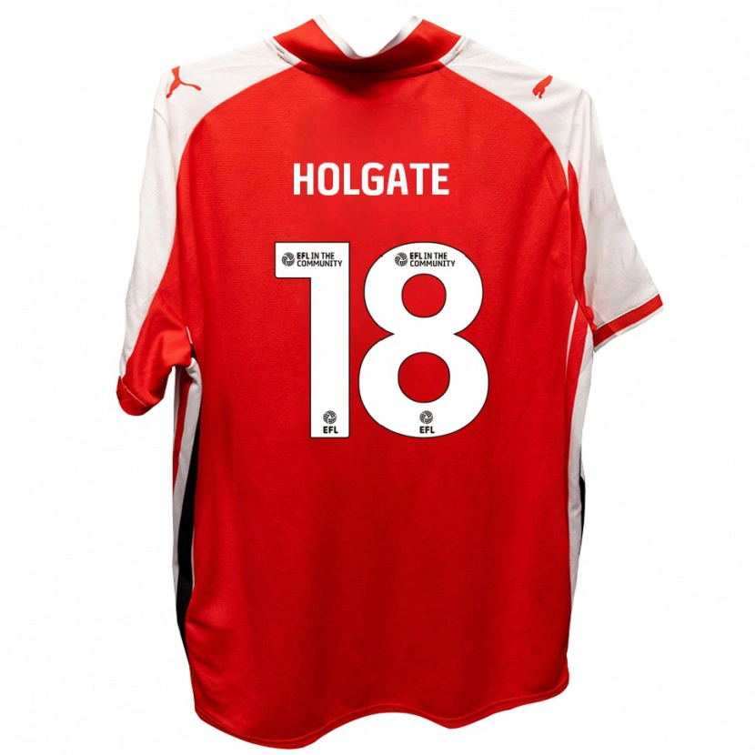 Danxen Women Harrison Holgate #18 Red White Home Jersey 2025/26 T-Shirt