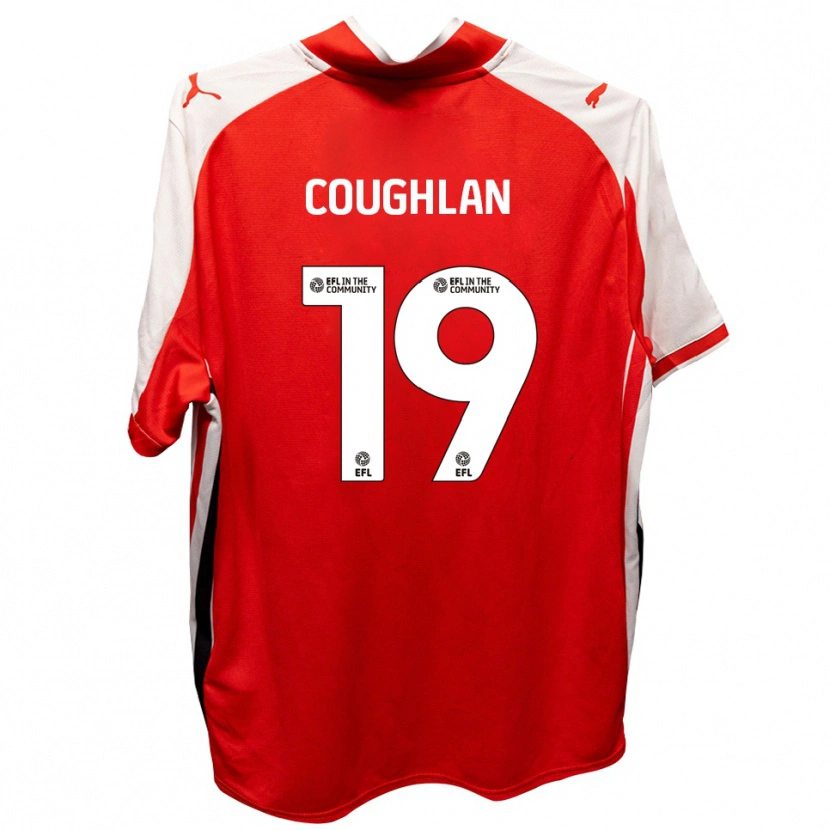 Danxen Women Ronan Coughlan #19 Red White Home Jersey 2025/26 T-Shirt