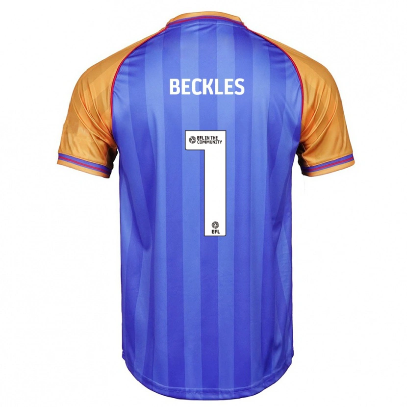 Danxen Women Frankie Beckles #1 Blue Orange Home Jersey 2025/26 T-Shirt