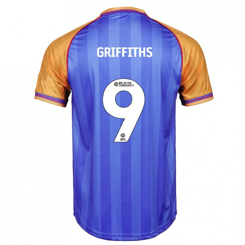 Danxen Women Zoe Griffiths #9 Blue Orange Home Jersey 2025/26 T-Shirt
