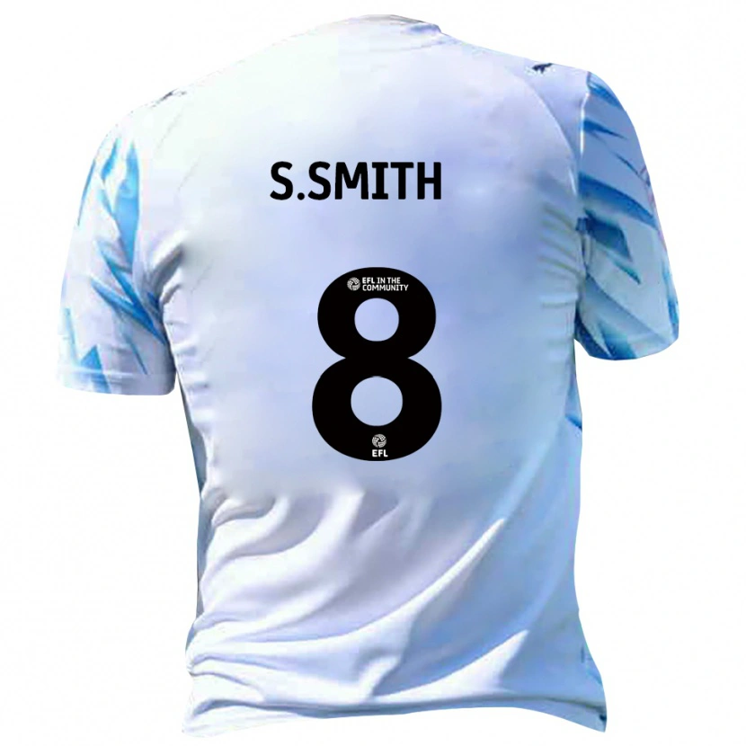 Danxen Women Scott Smith #8 White Sky Blue Home Jersey 2025/26 T-Shirt