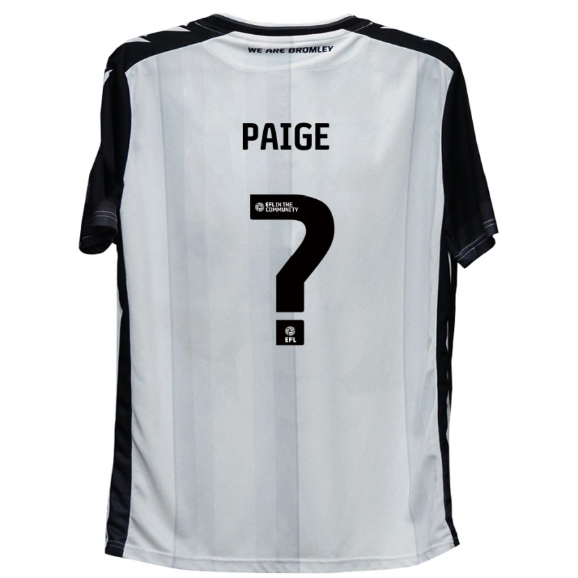 Danxen Women Hannah Paige #0 White Black Home Jersey 2025/26 T-Shirt
