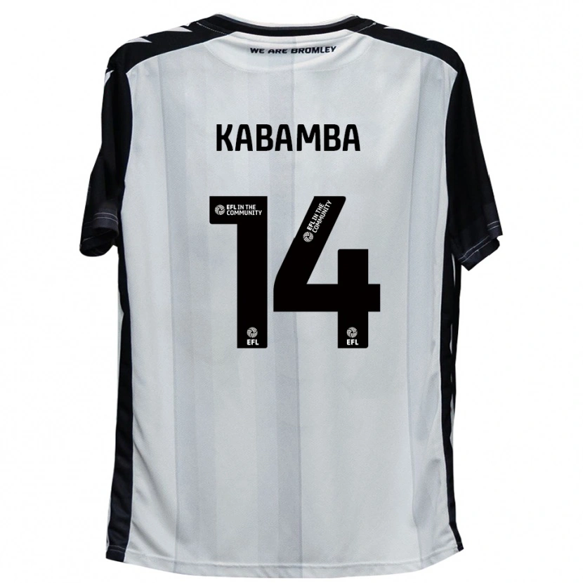 Danxen Women Nicke Kabamba #14 White Black Home Jersey 2025/26 T-Shirt