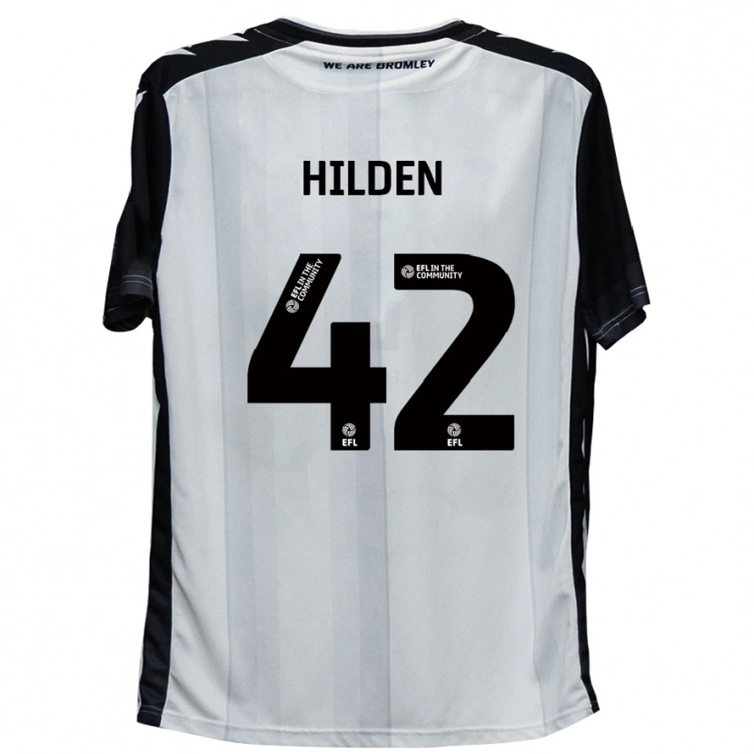 Danxen Women Alfie Hilden #42 White Black Home Jersey 2025/26 T-Shirt
