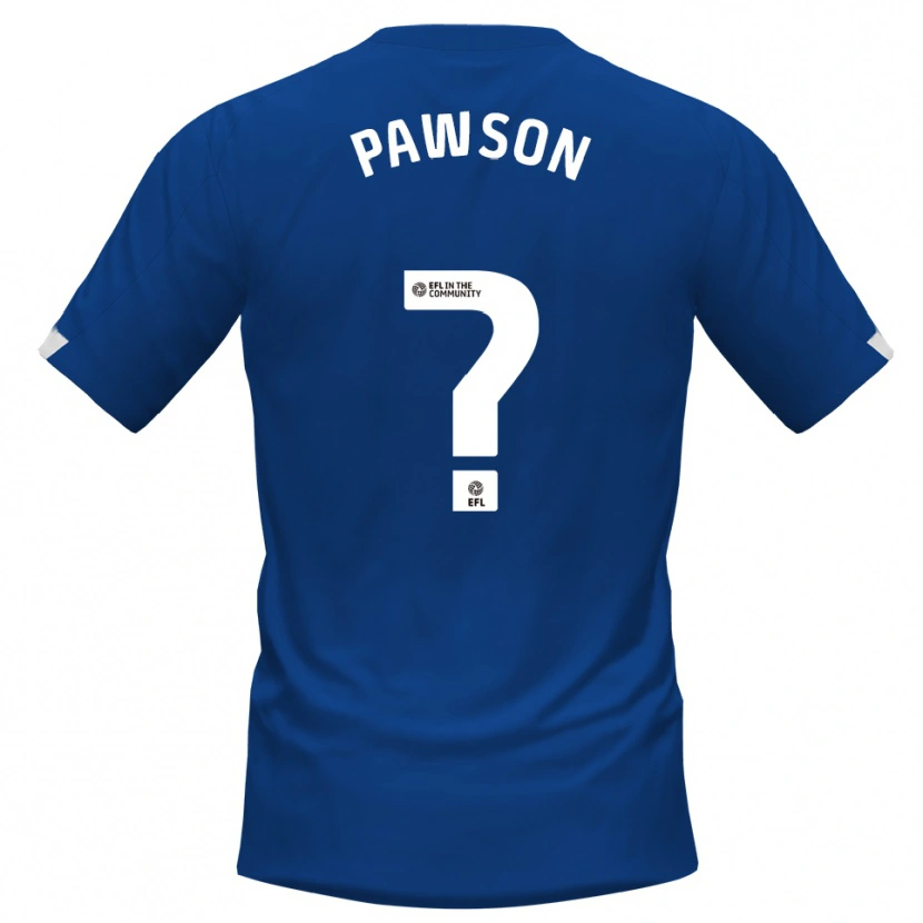 Danxen Women Thomas Pawson #0 Blue White Home Jersey 2025/26 T-Shirt