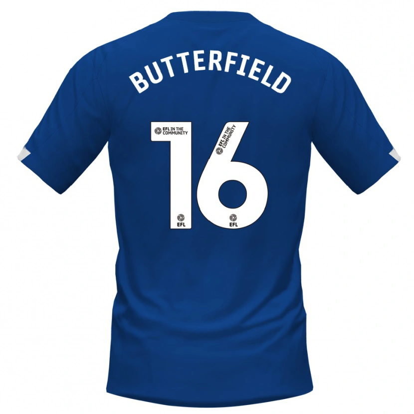 Danxen Women Luke Butterfield #16 Blue White Home Jersey 2025/26 T-Shirt