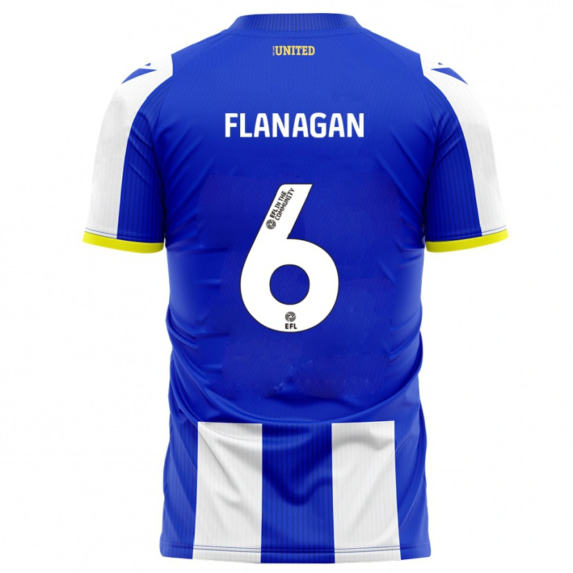 Danxen Women Tom Flanagan #6 Blue White Home Jersey 2025/26 T-Shirt