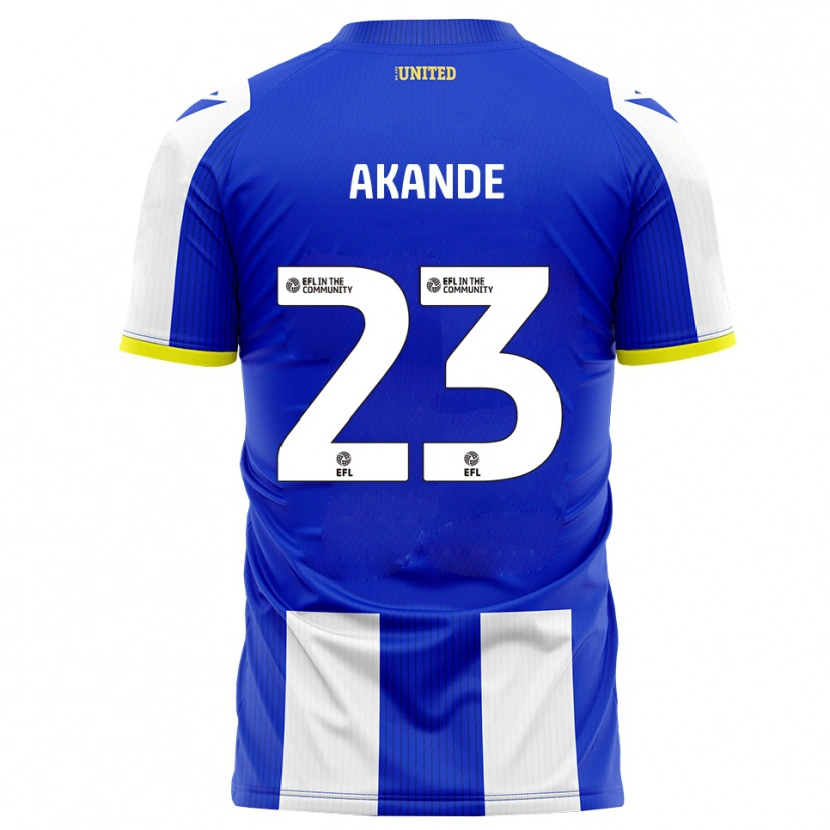 Danxen Women Adrian Akande #23 Blue White Home Jersey 2025/26 T-Shirt