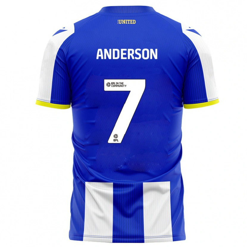 Danxen Women Harry Anderson #7 Blue White Home Jersey 2025/26 T-Shirt