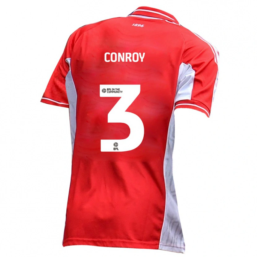 Danxen Women Dion Conroy #3 Red White Home Jersey 2025/26 T-Shirt