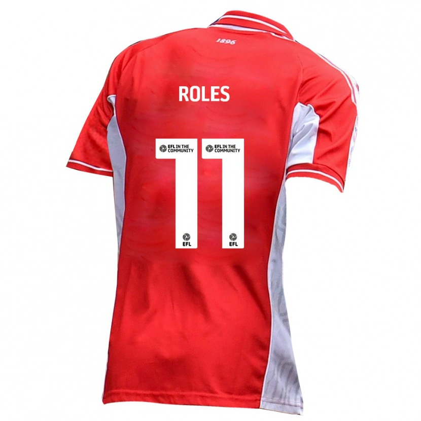 Danxen Women Jack Roles #11 Red White Home Jersey 2025/26 T-Shirt