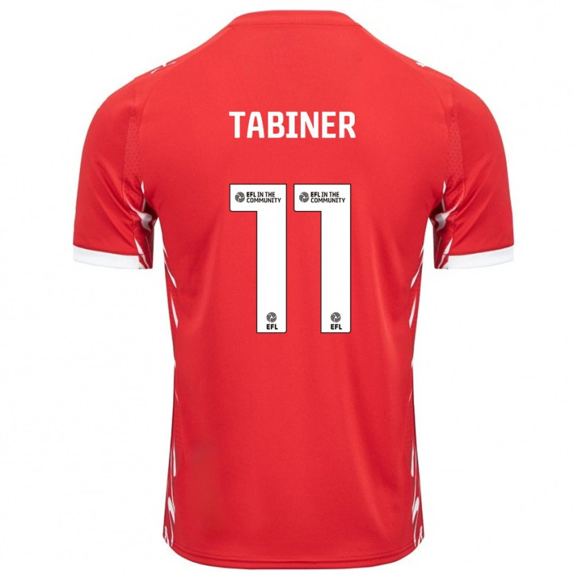 Danxen Women Joel Tabiner #11 Red White Home Jersey 2025/26 T-Shirt