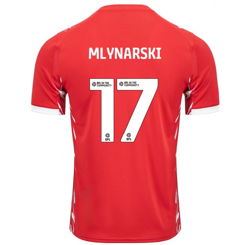 Danxen Women Patrick Mlynarski #17 Red White Home Jersey 2025/26 T-Shirt
