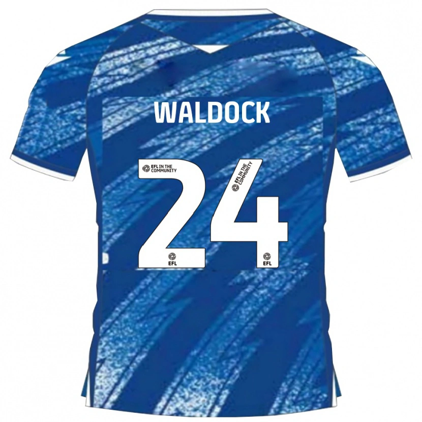 Danxen Women Harry Waldock #24 Blue White Home Jersey 2025/26 T-Shirt