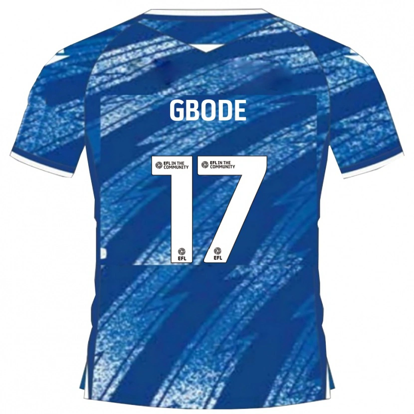 Danxen Women Joseph Gbode #17 Blue White Home Jersey 2025/26 T-Shirt