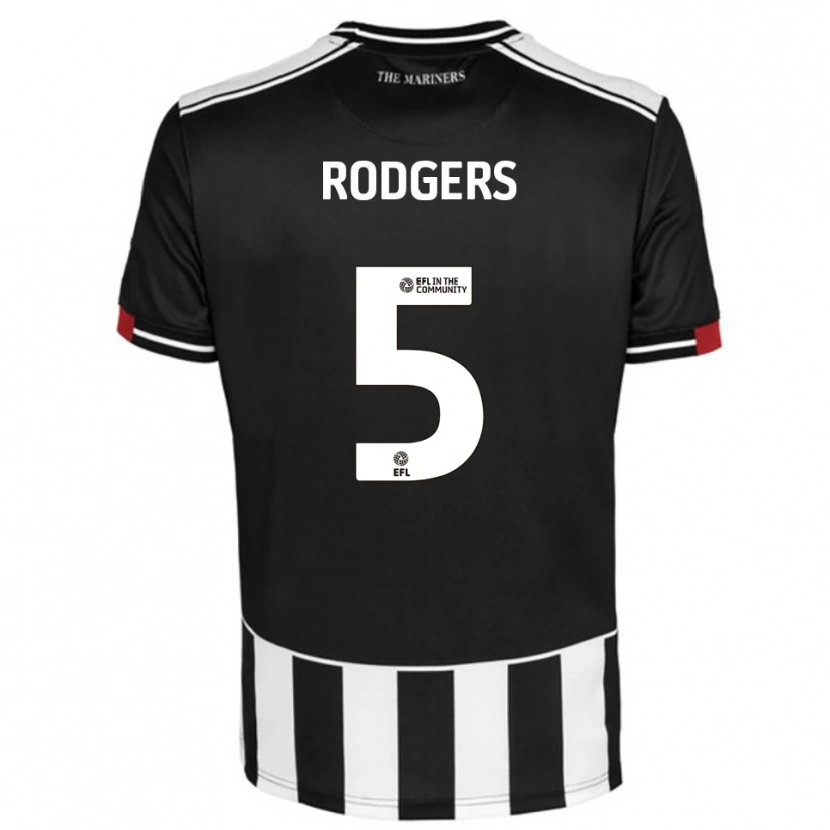 Danxen Women Harvey Rodgers #5 Black White Red Home Jersey 2025/26 T-Shirt