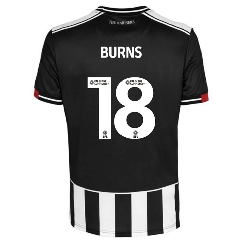 Danxen Women Darragh Burns #18 Black White Red Home Jersey 2025/26 T-Shirt