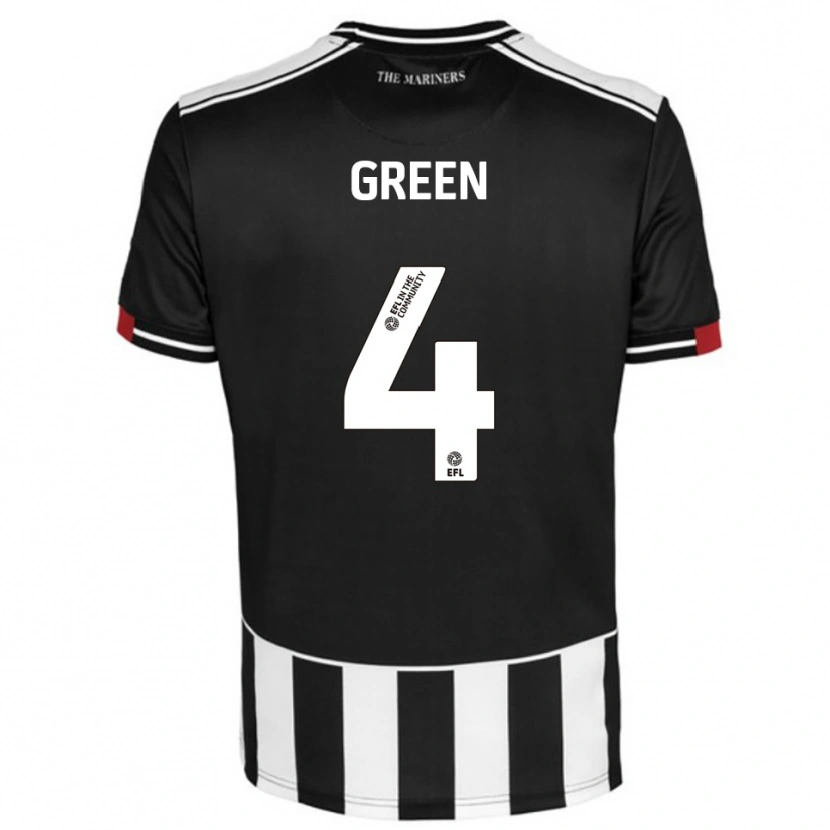 Danxen Women Kieran Green #4 Black White Red Home Jersey 2025/26 T-Shirt