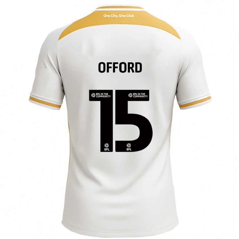 Danxen Women Luke Offord #15 White Gold Home Jersey 2025/26 T-Shirt