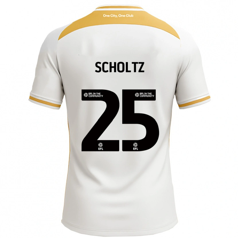 Danxen Women Phoenix Scholtz #25 White Gold Home Jersey 2025/26 T-Shirt
