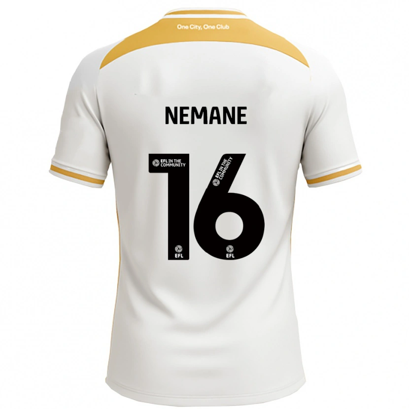 Danxen Women Aaron Nemane #16 White Gold Home Jersey 2025/26 T-Shirt