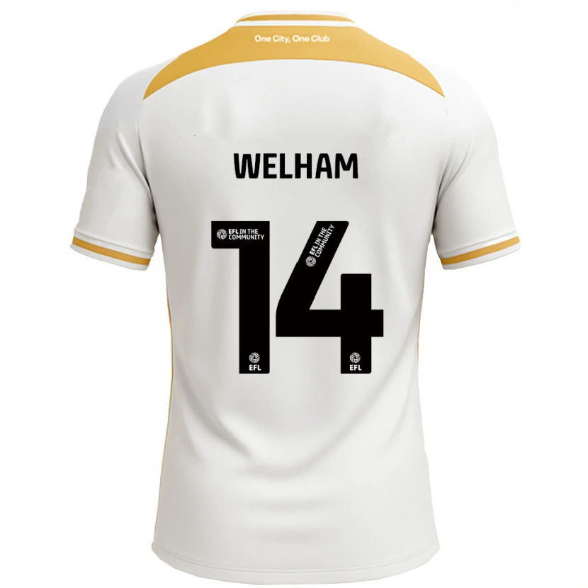 Danxen Women Madeline Welham #14 White Gold Home Jersey 2025/26 T-Shirt