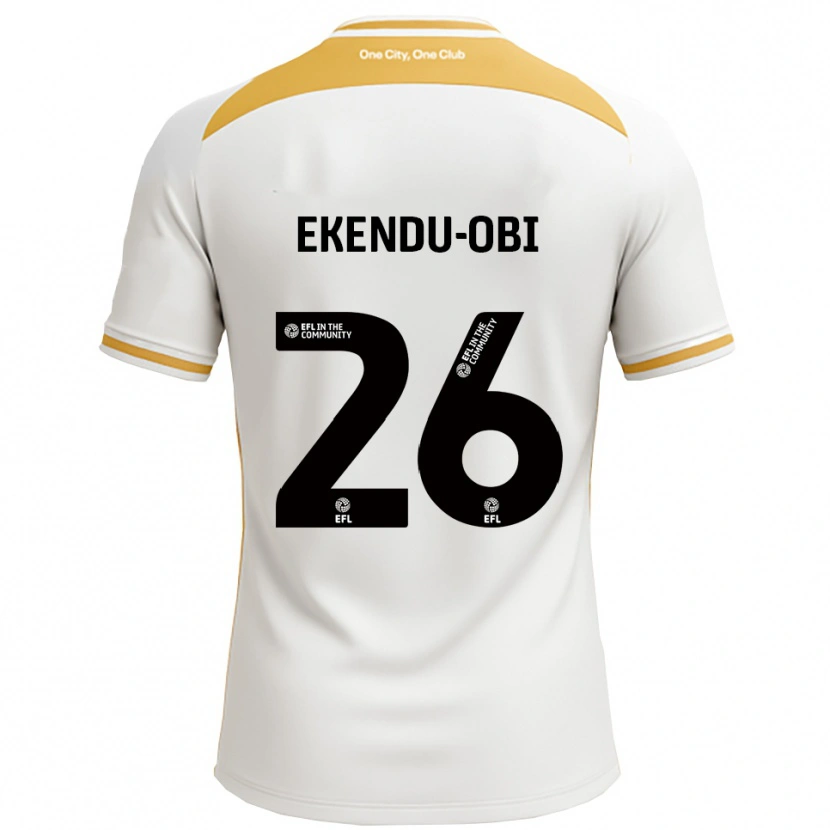 Danxen Women Ugomma Ekendu-Obi #26 White Gold Home Jersey 2025/26 T-Shirt