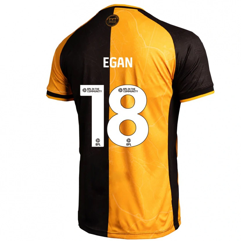 Danxen Women Cameron Egan #18 Yellow Black Home Jersey 2025/26 T-Shirt