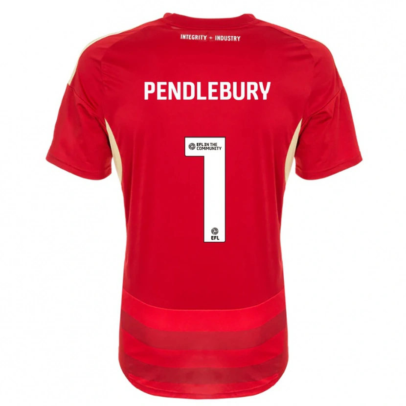 Danxen Women Izzy Pendlebury #1 Red White Home Jersey 2025/26 T-Shirt