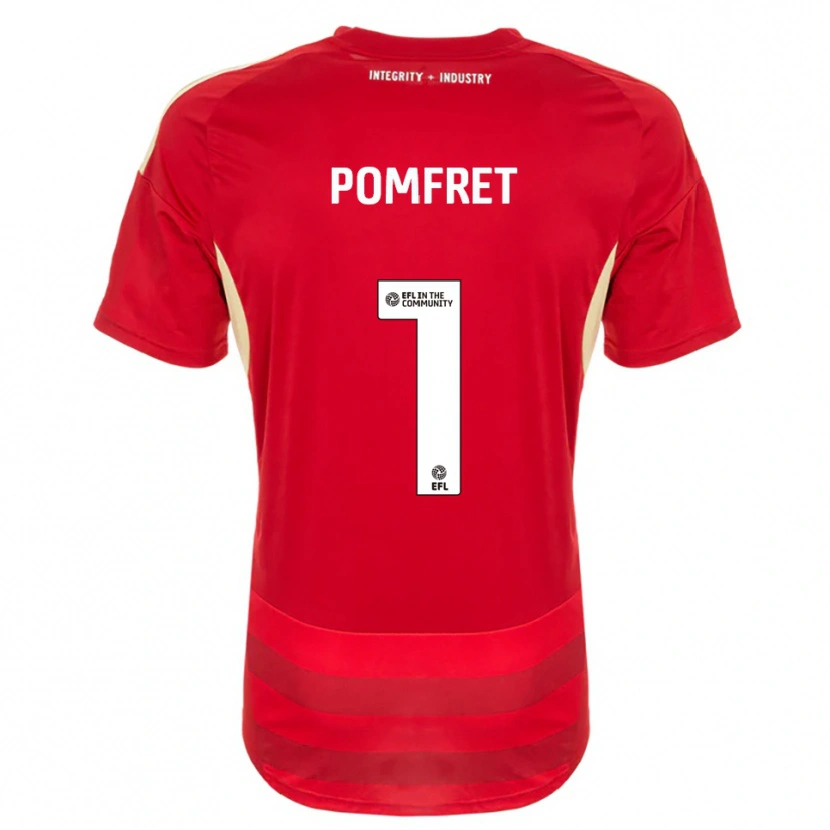 Danxen Women Grace Pomfret #1 Red White Home Jersey 2025/26 T-Shirt