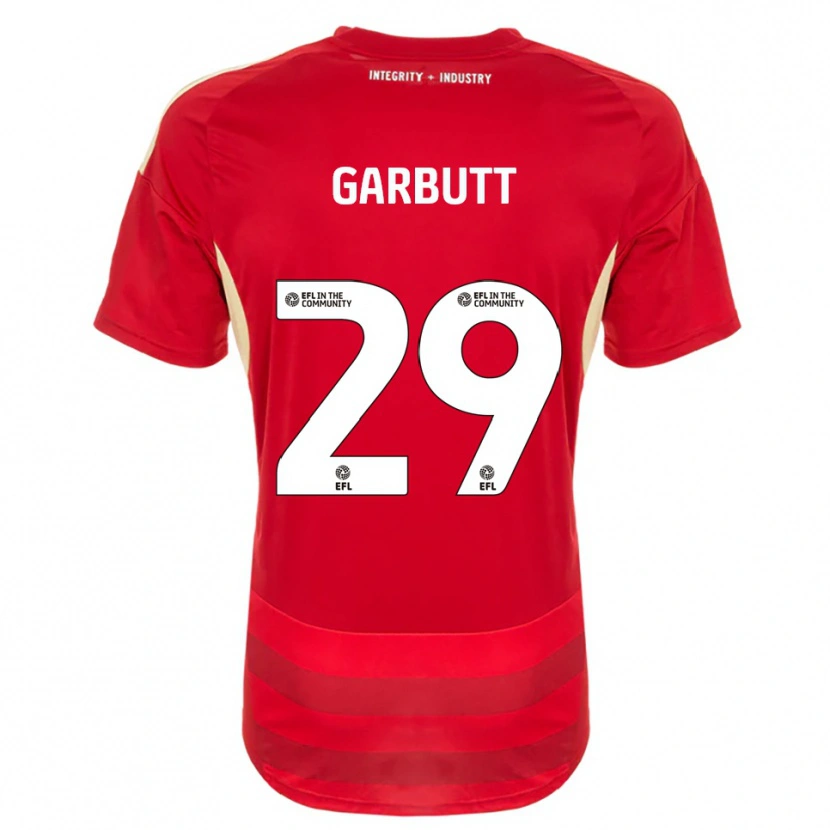 Danxen Women Luke Garbutt #29 Red White Home Jersey 2025/26 T-Shirt