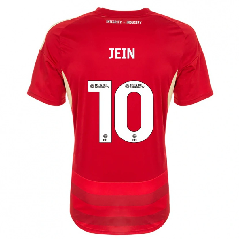 Danxen Women Shaunna Jein #10 Red White Home Jersey 2025/26 T-Shirt