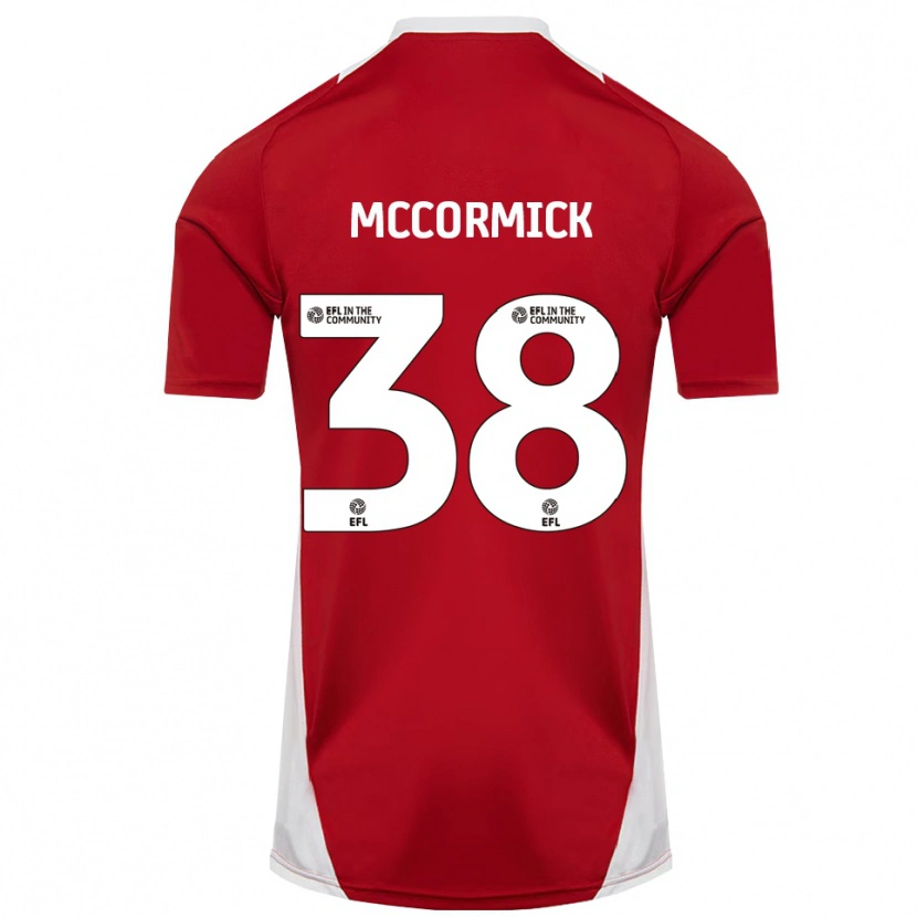 Danxen Women Antony Mccormick #38 Red White Gold Home Jersey 2025/26 T-Shirt