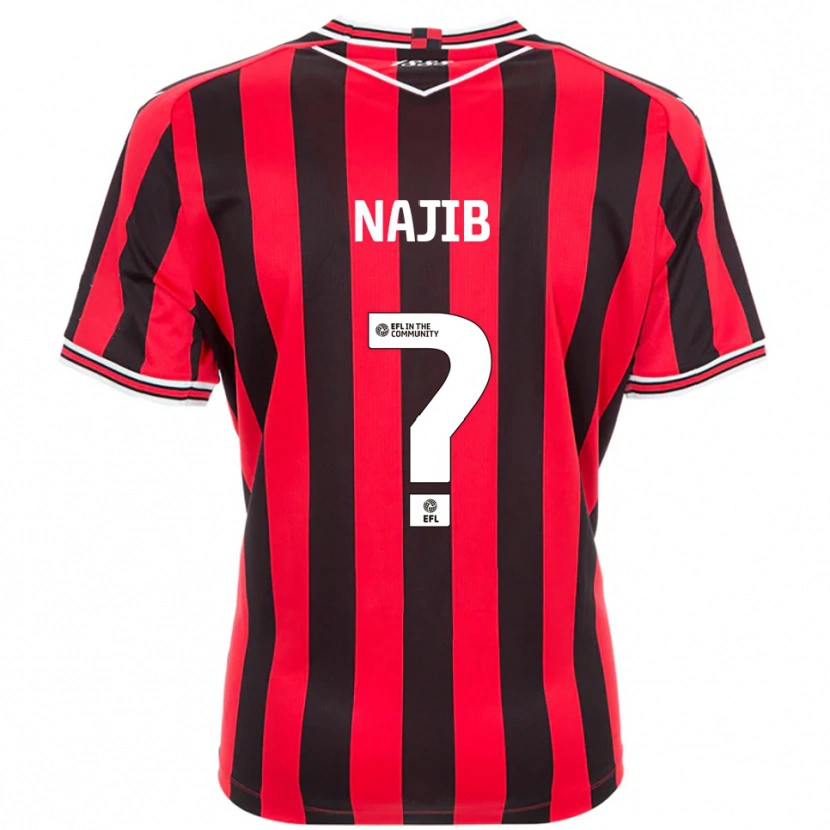 Danxen Women Saanya Najib #0 Red Black Home Jersey 2025/26 T-Shirt