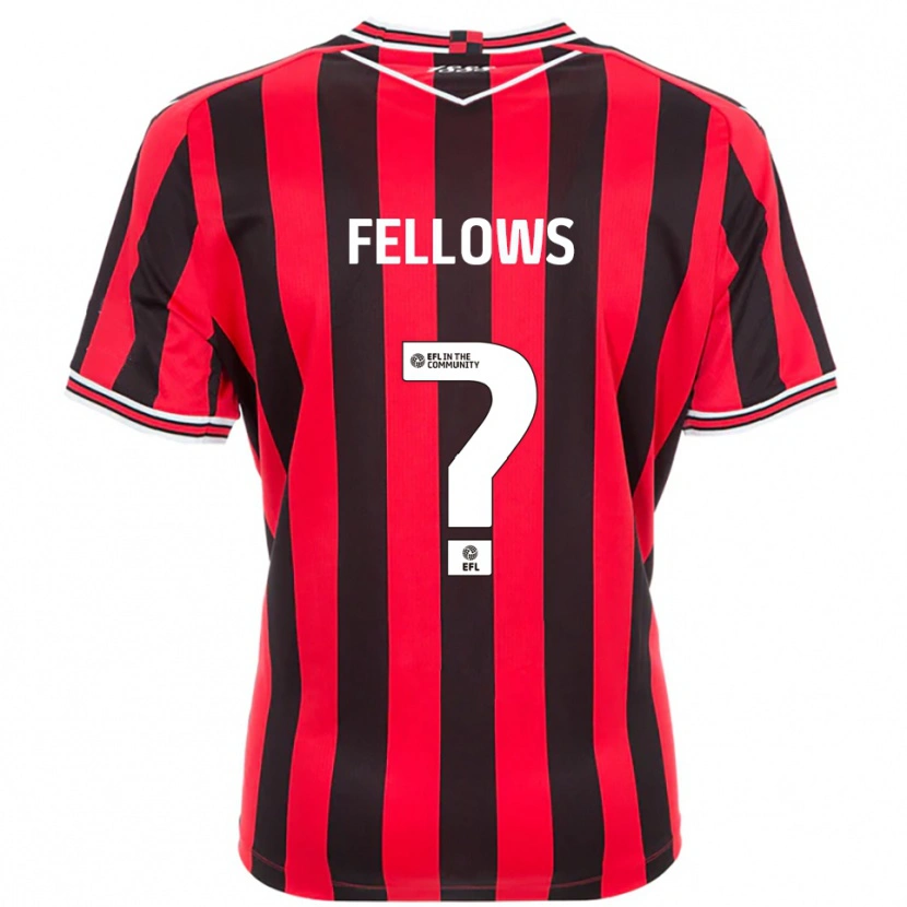 Danxen Women Mia Fellows #0 Red Black Home Jersey 2025/26 T-Shirt