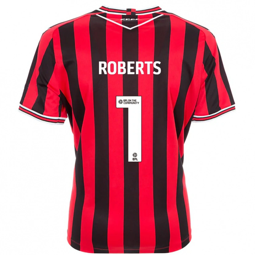Danxen Women Myles Roberts #1 Red Black Home Jersey 2025/26 T-Shirt